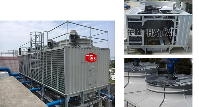 Tháp giải nhiệt Tashin TSS 200RT 4Cell hiện đại, dễ dàng lắp đặt 