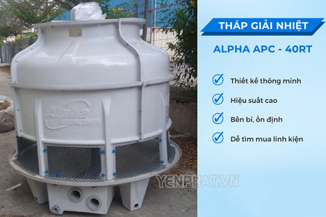 Ưu điểm nôi bật của tháp giải nhiệt công nghiệp Alpha 40RT