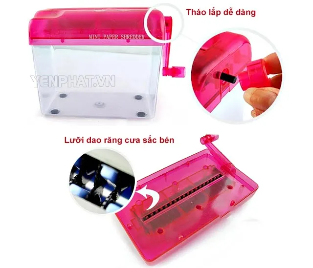 Đặc điểm máy huỷ tài liệu bằng tay