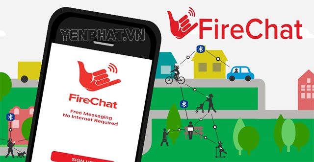 Firechat - ứng dụng biến điện thoại thành bộ đàm