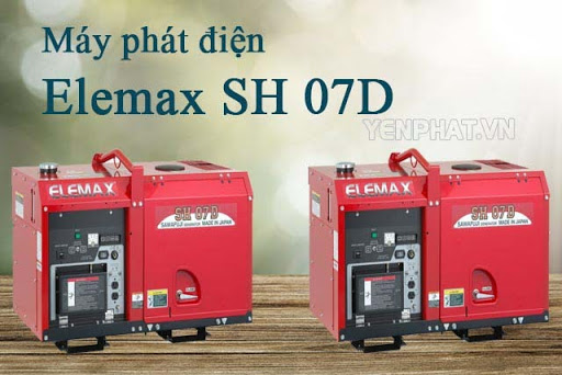 Máy phát điện chạy dầu Diesel Elemax SH07D