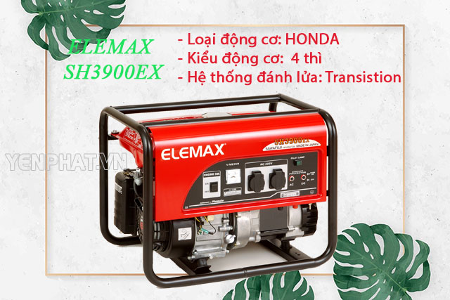 Máy phát điện Elemax SH3900EX giá rẻ