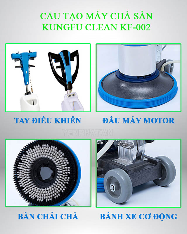 Đánh giá máy chà sàn Kungfu Clean KF-002