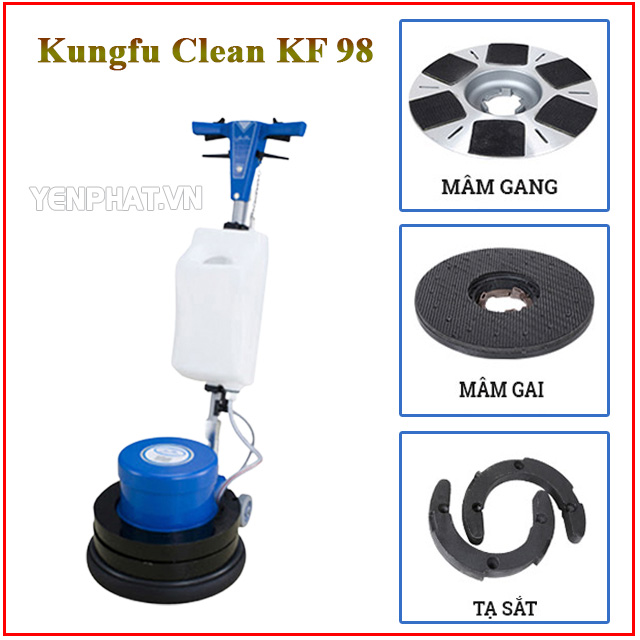 Phụ kiện đi kèm máy chà sàn Kungfu Clean KF98
