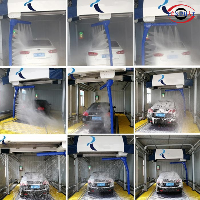 Quy trình rửa xe ô tô tự động