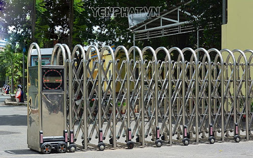 motor cổng xếp inox - Điện Máy Yên Phát