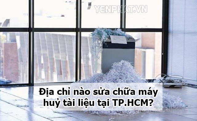 Những lỗi thường gặp và địa chỉ sửa máy huỷ giấy tại TPHCM