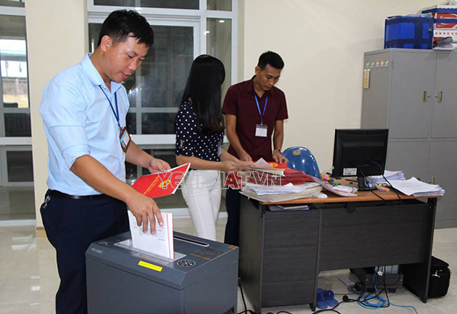 Địa chỉ sửa chữa máy huỷ tài liệu tại Hà Nội