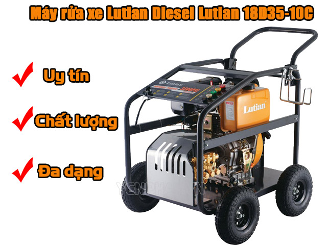 Thiết kế máy rửa xe Diesel Lutian 18D35-10C được thiết kế tinh tế