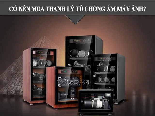 thanh lý tủ chống ẩm cho máy ảnh