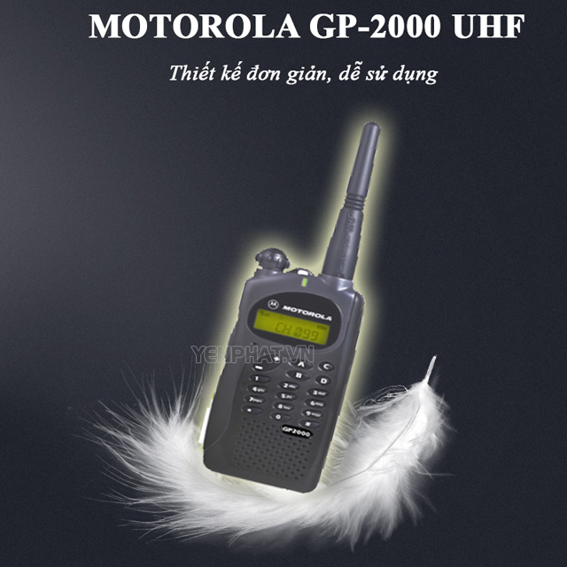 bộ đàm cầm tay Motorola GP-2000 UHF