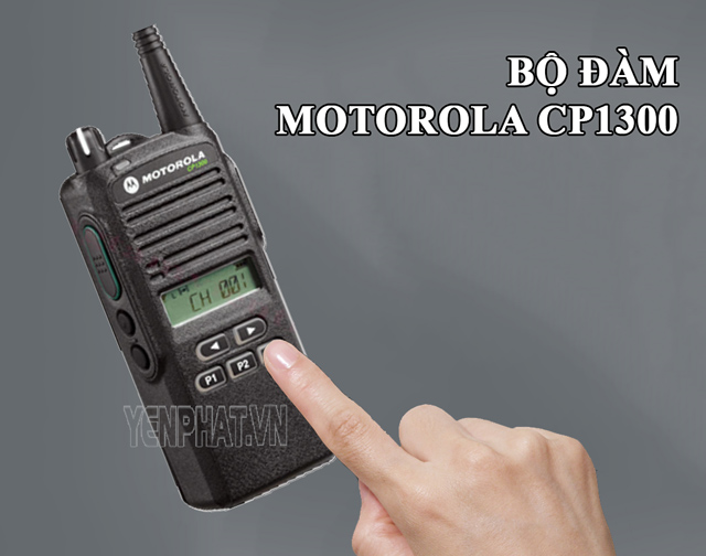 Lưu ý cần biết khi sử dụng bộ đàm cầm tay Motorola CP1300