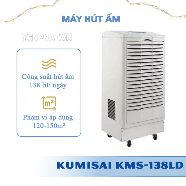 Máy hút ẩm công nghiệp Kumisai KMS-138LD
