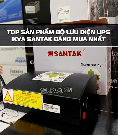 TOP bộ lưu điện UPS 1kva Santak chất lượng nhất